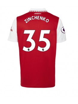 Arsenal Oleksandr Zinchenko #35 Heimtrikot 2022-23 Kurzarm